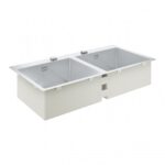 Grohe 31585sd1 K800 Évier double cuve 102 cm acier inoxydable - Image 2