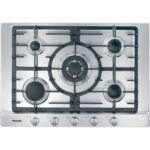 Plaque de cuisson à gaz Miele km 2032 g 75 cm en acier inoxydable