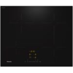 Plaque de cuisson à induction Miele km 7363 fl 60 cm vitrocéramique noire