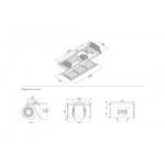 Hotte encastrable Ilve iag120 120 cm inox + moteur - Image 3