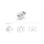 Hotte encastrable Ilve iag90 90 cm inox + moteur - Image 3