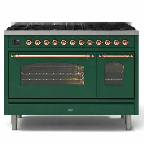 ilve-p12n-eg-cucina-gas-da-appoggio-120-cm-verde-smeraldo Ilve p12n-eg cucina gas da appoggio 120 cm verde smeraldo - Image 1