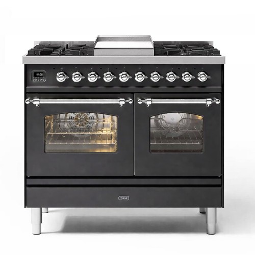 ilve-pd10n-cucina-gas-da-appoggio-100-cm-grafite Ilve pd10n cucina gas da appoggio 100 cm grafite - Image 1