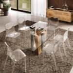 Kairos table en verre avec piètement central design - Image 3