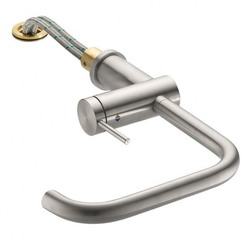 kwc-10231043700fl-mitigeur-de-cuisine-pliable-niveau-sous-fenetre-acier-inoxydable Kwc 10.231.043.700fl Niveau mélangeur de cuisine pliant en acier inoxydable - Image 1