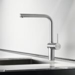 Kwc 10.231.103.700fl Robinet de cuisine mitigeur niveau + pomme de douche inox - Image 2