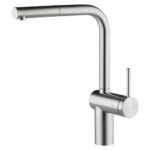 Kwc 10.231.103.700fl Robinet de cuisine mitigeur niveau + pomme de douche inox