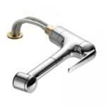 Kwc 10.661.053.000fl Domo mitigeur pliable inox sous fenêtre