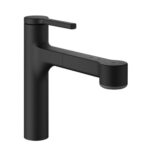Kwc Ava 2.0 10.461.032.176fl mitigeur avec pomme de douche noire