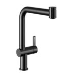 Kwc Bevo E 10.531.003.751fl Mitigeur de cuisine Bevo avec pomme de douche noire