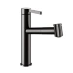 Kwc Bevo E 10.531.032.751fl mitigeur de cuisine avec pomme de douche noire