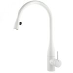 Kwc Eve 10.121.103.150fl mitigeur led + douchette blanche