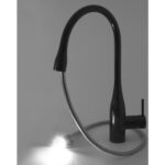 Kwc Eve 10.121.103.151fl mitigeur led + pomme de douche noire - Image 2