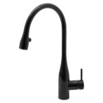 Kwc Eve 10.121.103.151fl mitigeur led + pomme de douche noire