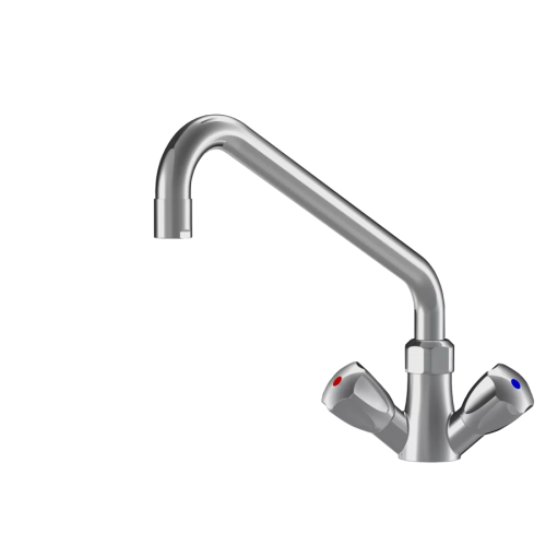 kwc-gastro-k244104000c07-robinet-de-cuisine-avec-deux-boutons-chrome Kwc Gastro k.24.41.04.000C07 Robinet de cuisine chromé avec deux boutons - Image 1