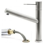 Kwc Ono 10.151.043.700fl mitigeur de robinet sous fenêtre en acier inoxydable