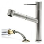 Kwc Ono 10.151.053.700fl mitigeur sous fenêtre + douchette inox