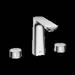 Kwc Ora 12.493.651.000fl Robinet de lavabo de salle de bain avec deux poignées chromées