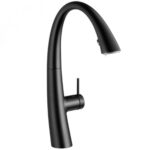 Kwc Zoe 10.201.102.176fl Mitigeur de cuisine noir mat + douchette