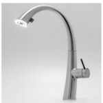 Kwc Zoe 10.201.122.000fl mitigeur de cuisine led chromé + douchette - Image 3
