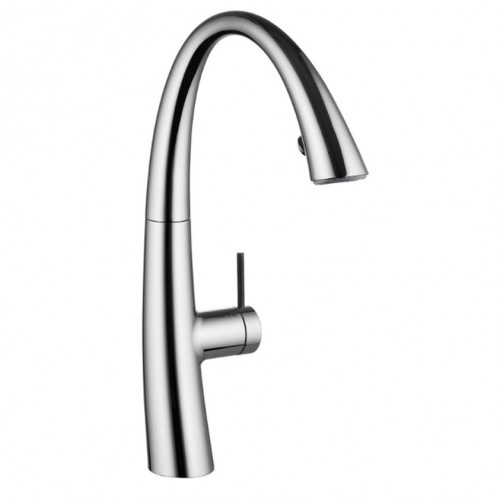 kwc-zoe-10201122000fl-led-mitigeur-de-cuisine-chrome-douche Kwc Zoe 10.201.122.000fl mitigeur de cuisine led chromé + douchette - Image 1