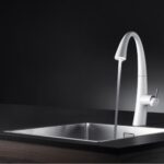 Kwc Zoe 10.201.122.150fl mitigeur de cuisine led blanc + douchette - Image 2