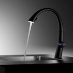 Kwc Zoe 10.201.242.176fl touch light pro mitigeur de cuisine noir mat - ledshine - Image 3