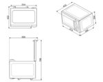 micro-ondes gril smeg moe25b - Image 4