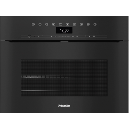 miele-h-7440-bpx-four-multifonction-encastrable-compact-45-cm-artline-noir-verre Four multifonction encastrable compact Miele h 7440 bpx 45 cm ArtLine verre noir - Image 1