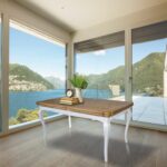 Milano Cobra table extensible table en bois de sapin + base blanche - Image 2