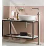 Robinet mitigeur de lavabo sur pied Mina 4380T Synth - Image 3