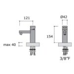 Robinet mitigeur de lavabo Mina 7150 Giotto - Image 3