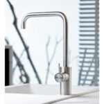 Robinet mitigeur d'évier de cuisine monocommande Mina Synth 9142 - Image 2