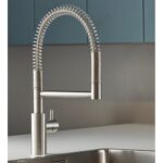 Robinet mitigeur de cuisine Mina Twin 9072 en acier inoxydable à deux jets - Image 2