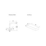 Mitigeur de cuisine à trois voies Schock New Aquapura 3x1 avec eau filtrée et microfiltre en acier inoxydable intégré - Image 2