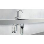 Mitigeur de cuisine à trois voies Schock New Aquapura 3x1 avec eau filtrée et microfiltre intégré, noir - Image 3