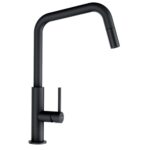 Mitigeur de cuisine noir Schock Tanos avec douche
