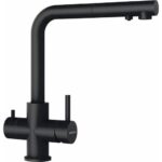 Mitigeur trois voies Schock Vitus avec eau filtrée, filtres et pommeau de douche noir - Image 2