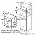 Four multifonction encastrable en acier inoxydable Neff b17cr32n1 60 cm - Image 5