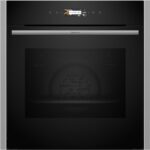 Four pyrolytique encastrable Neff b24cr71n0 N70 60 cm, noir - acier inoxydable