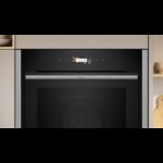 Four encastrable Neff b54cr31n0 N70 60 cm noir - acier inoxydable Slide & Hide - Image 2