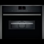 Neff c17ms22g0 four à micro-ondes combiné encastrable h 45 cm graphite