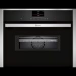 Neff c17ms32h0 four à micro-ondes combiné encastrable h 45 cm acier inoxydable