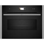 Four à micro-ondes encastrable Neff c24ms31n0 N90, hauteur 45 cm, noir et acier inoxydable