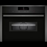Neff c28mt27g0 four à micro-ondes combiné pyrolytique encastrable h 45 cm graphite