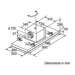 Neff i95caq6n0 hotte de plafond 90 cm en acier inoxydable - Image 5