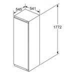 Neff ki2822sf0 réfrigérateur + congélateur encastrable h 177 x 54 cm - Image 3