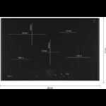 Neff t58auf4c0 N90 plaque à induction 80 cm noir avec cadre - Image 5