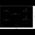 Neff t68fhv4l0 N70 plaque à induction 80 cm vitrocéramique noire - Image 2
