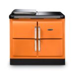 piano induction aga rayburn ranger rre100-3imar orange chrome